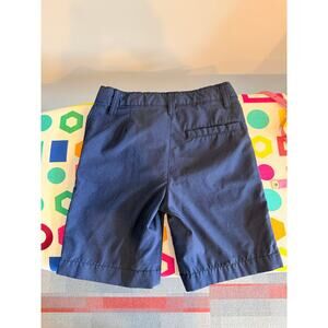 OshKosh B'gosh Boys Navy Blue Tailored Flat Front Chino Shorts - Size 5A